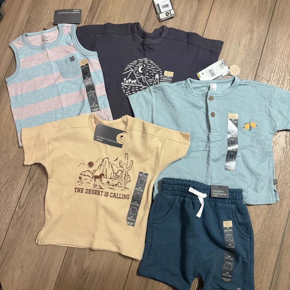 Kids Multi-Color T-Shirt Set - Picture 2 of 2